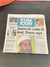 May 2 2011 USA Today Osama Bin Laden Dead variant #1 original excellent conditio picture