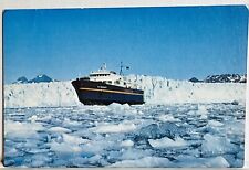 1970s RPPC New Passenger/Auto Ferry MV E.L. Bartlett Alaska Marine Hwy Glacier picture