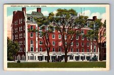 Stamford CT-Connecticut, Roger Smith Hotel Advertising Vintage c1934 Postcard picture