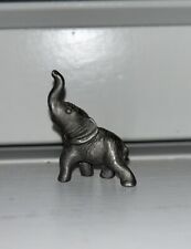 Pewter Elephant African Jungle Zoo Good Luck Silver Metal Figurine  C picture