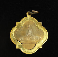 Vintage Mary Lourdes Medal Religious Holy Catholic picture