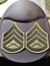 Authentic USMC Marine Corp Staff Sergeant E-6 Patch Shoulder Sleeve Insignia #4 picture