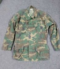 Vintage USGI USMC ERDL Camo Slant Pocket Vietnam Jacket Shirt Ripstop #568 picture