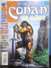Conan The Savage  #1 Marvel Comics August 1995 - Very Find, Simon Bisley Cover picture