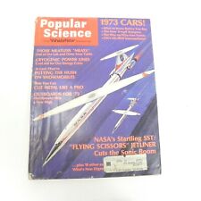 VINTAGE OCTOBER 1972 POPULAR SCIENCE 1973 CARS NASA STARTLING SST JET LINER  picture