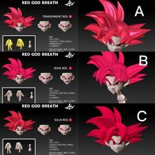 （Preorder ）custom DRAGON BALL Z S.H.Figuarts gouku RED Head 3 set picture