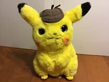 2019 Detective Pikachu 11” Plush Doll Legendary Warner Bros Pokémon Clean picture