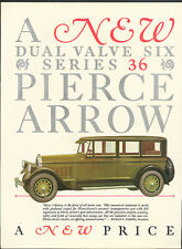 A new Dual Valve Six Series 36 Pierce-Arrow ad 1927 olive car picture