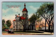 Marshalltown IA-Iowa, County Court House, Antique Vintage Souvenir Postcard picture
