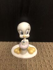 LENOX A PRESENT FROM TWEETY PORCELAIN FIGURINE CUPCAKE BLUE STONE WARNER BROS picture