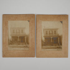 Antique New Orleans 19th 20th Century Cab Card Photo House 2126 Brainard St. Lot picture