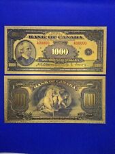 Gold Foil/Souvenir Note - Canada $1000 (1935) - Sir Wilfrid Laurier picture