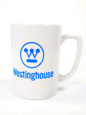 VINTAGE WESTINGHOUSE WESTERN SERVICE CENTER CERAMIC COFFEE MUG ADVERTISING EUC picture