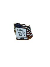 Rural Water Rally 1989 - Vintage Pin picture