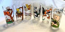 1976 Looney Tunes Warner Bros Set of 6 Different Pepsi Collector Series Glasses picture