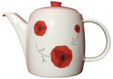 Charles Viancin inspired by nature teapot white with red flowers picture