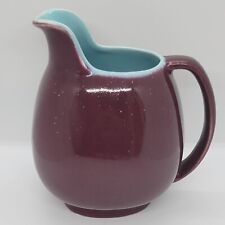 Winfield Ware WIN42 Water Pitcher Plum and Turquoise  picture