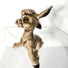 Glacier National Park Ceramic Souvenir Donkey, Vintage Anthropomorphic Figurine picture