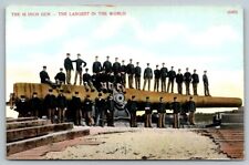 16 Inch Gun  The Largest in the World    Postcard  c1910 picture