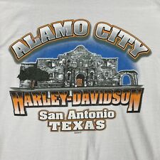 2005 Vintage Harley Davidson Mens Large White San Antonio Texas Long Sleeve - E picture