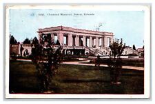Denver CO-Colorado, Memorial Pavilion, Cheeseman Park, Antique Vintage Postcard picture