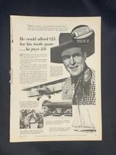 Magazine Ad - 1936 - Listerine Toothpaste - Ken Maynard picture