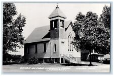 Oscoda Michigan Postcard RPPC Photo Oscoda Au Sable Community Church Methodist picture