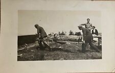 RPPC Barre Vermont Man Carried on a Stretcher Real Photo Postcard 1912 picture