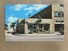 Postcard Cheboygan MI Michigan Main Street Leonall Drug Store Vintage PC picture