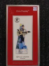 AMERICAN GREETINGS ELVIS PRESLEY ORNAMENT #118 *RARE* GREAT SHAPE *BLUE X-MAS* picture