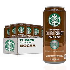 Starbucks Doubleshot Energy Mocha Coffee Energy Drink, 15 oz, 12 Count Cans US picture
