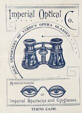 Antique 1894 Levy Dreyfus Imperial Optical Glasses Spectacle Tools NY Letterhead picture