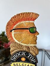 Shock Top Belgian White 2 Sided Draft Beer Tap Handle Tapper Mancave Bar Pub picture