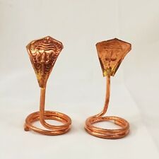 One Pair of Naag Copper Shivling Naag Snake Idol for Shivling kaal Sarp Poojan picture