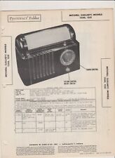 SAMS 1949 MITCHELL RADIO SCHEMATIC 1250 WITH CHARTS-DIAGRAMS picture