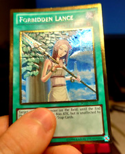 Yu-Gi-Oh Ultimate Rare Style Forbidden Lance Custom Etched picture