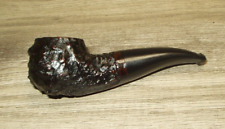 Clean Vintage OLD RIVER Fat Boy Rusticated Wide Body Freehand Briar Estate Pipe picture