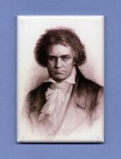 LUDWIG VAN BEETHOVEN *2X3 FRIDGE MAGNET* COMPOSER CLASSICAL SYMPHONY MUSIC picture