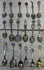 Souvenir Spoons Lot of 18 Various States Pre-Owned Maui Olympics Sears Disney picture
