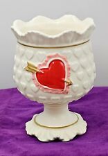 Vintage Relpo Valentine's Day Heart Planter Vase Japan 5796 picture