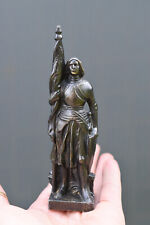 ⭐French antique/vintage religious statue Joan of Arc picture