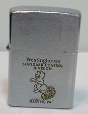 Vintage  1963  Zippo  Westinghouse-Standard Control Div Lighter -BEAVER, PA picture