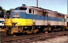 Vintage C. 1975 ALCO FA2 Dashing Commuter Train Long Island Railroad Postcard picture