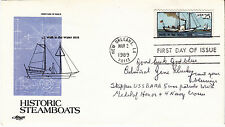 Admiral GENE FLUCKEY 1913-2007 hand signed  1989 FDC first day cover autographed picture