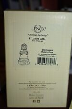 Lenox -Thanksgiving Pilgrim Girl Figurine -RARE-New in Box picture