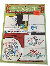 Vintage Vogart Transfer Pattern Kittens Cat Embroidery Painting - New Old Stock picture