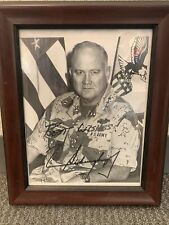 GENERAL NORMAN SCHWARZKOPF JR. Signed Printed Signature 8 x 10 Photo with Frame picture