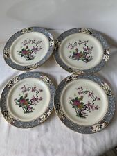 Set of 4 Lenox Elegant Ming Birds Pattern Cake Plates. Discontinued 1963 picture