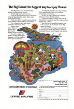 1975 United Airlines: Big Island Hawaii Vintage Print Ad picture