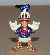 1997 Disney Donald Duck Figurine Arribas Brothers Swarovski Jeweled Crystal 1.9